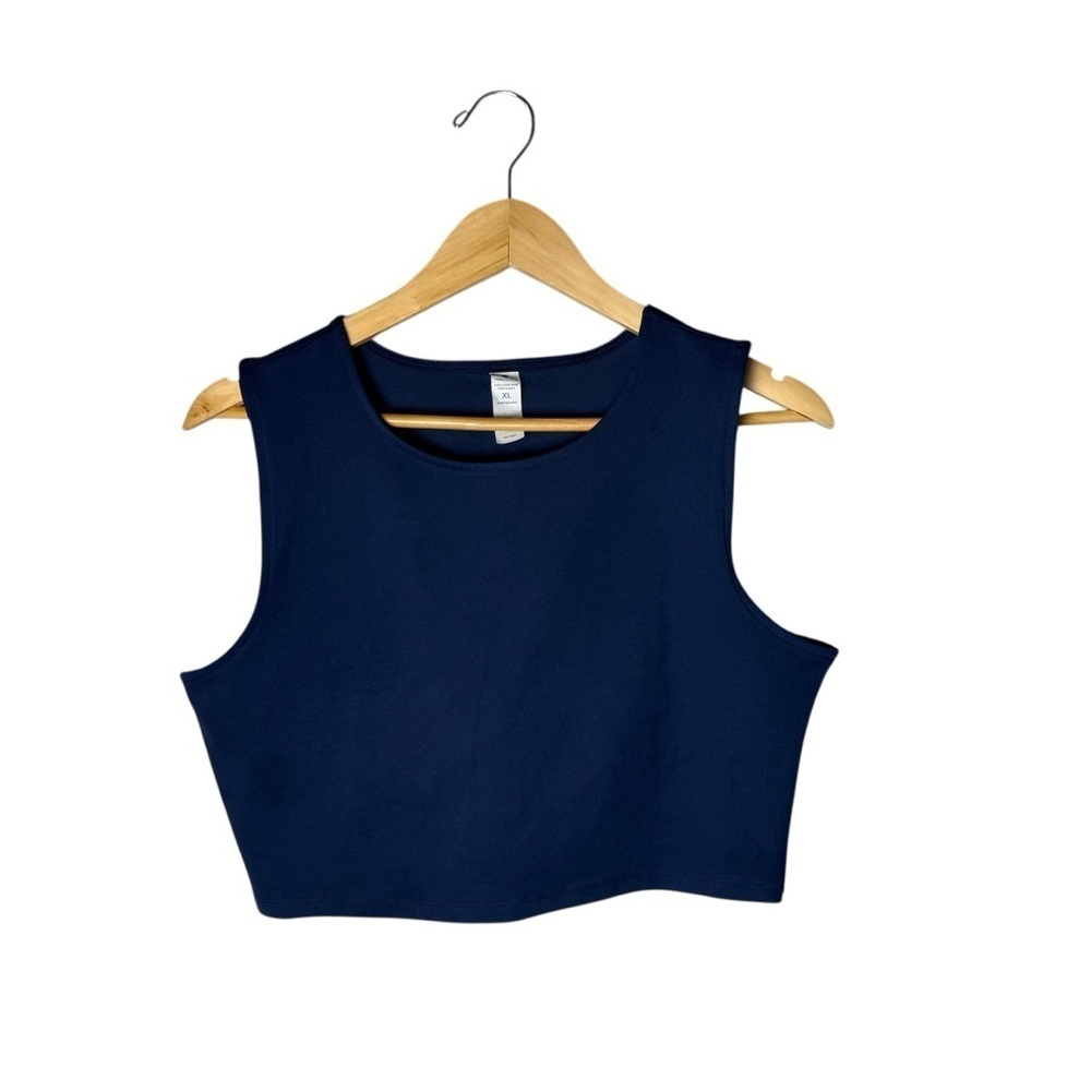 Yogalicious Pure Cloud Nicki Muscle Crop Tank Size XL